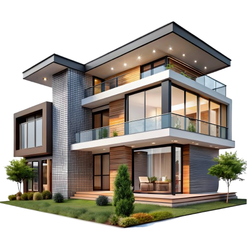 Modern house with contemporary design