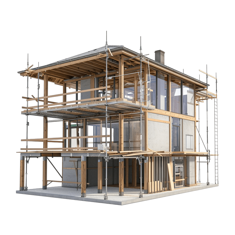 Modular house construction